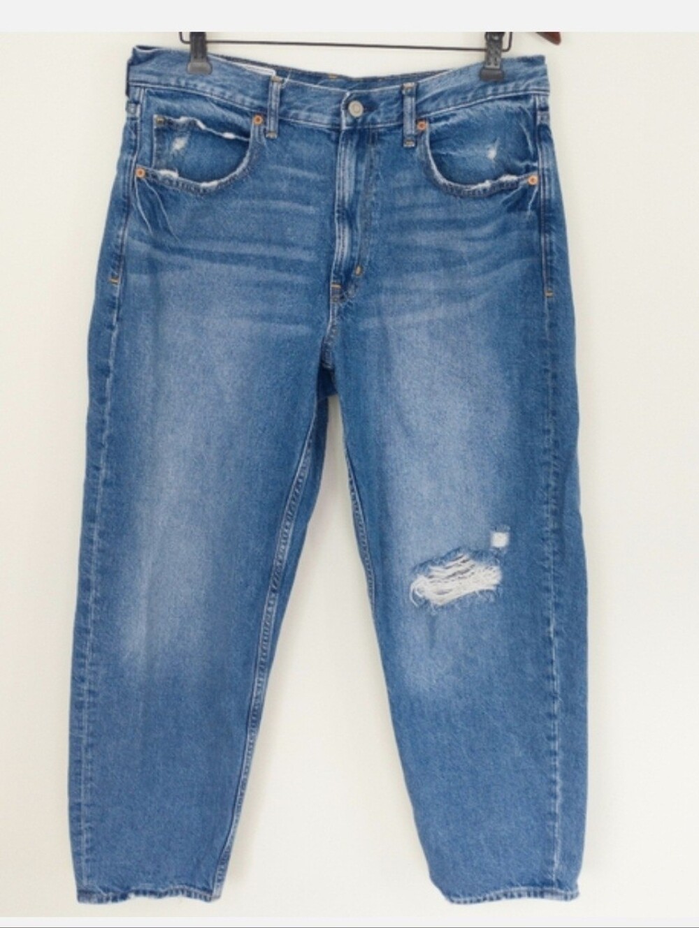 Gap High Rise Barrel Jean